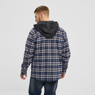 North 56°4 / North 56Denim North 56Denim Hooded checked over shirt Shirt LS 0920 Checked