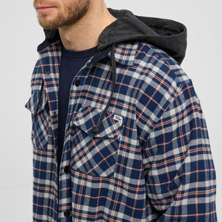 North 56°4 / North 56Denim North 56Denim Hooded checked over shirt Shirt LS 0920 Checked