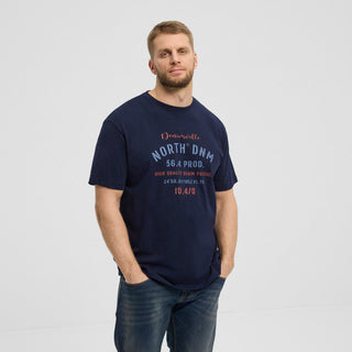 North 56°4 / North 56Denim North 56Denim Printed T-shirt T-shirt 0580 Navy Blue