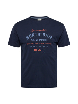 North 56°4 / North 56Denim North 56Denim Printed T-shirt T-shirt 0580 Navy Blue