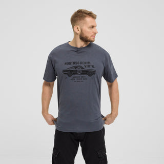 North 56°4 / North 56Denim North 56Denim Printed t-shirt T-shirt 0070 Stone