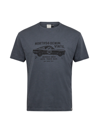 North 56°4 / North 56Denim North 56Denim Printed t-shirt T-shirt 0070 Stone