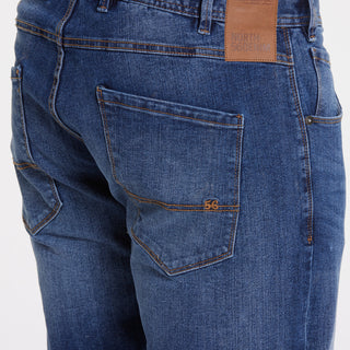 North 56°4 / North 56Denim North 56Denim jeans capri Shorts 0597 Blue Used Wash