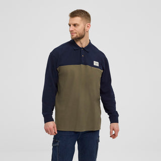 North 56°4 / North 56Denim North 56Denim polo LS Polo LS 0659 Dusty Olive Green