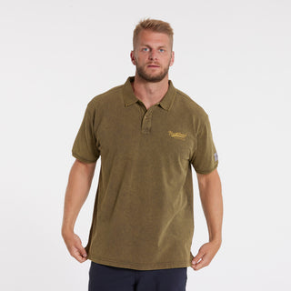 North 56°4 / North 56Denim North 56Denim polo w chest embroidery Polo SS 0659 Dusty Olive Green