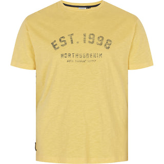 North 56°4 / North 56Denim North 56Denim printed t-shirt T-shirt 0408 Yellow