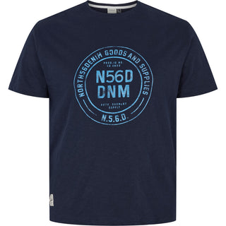 North 56°4 / North 56Denim North 56Denim printed t-shirt T-shirt 0580 Navy Blue