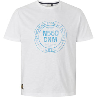 North 56°4 / North 56Denim North 56Denim printed t-shirt TALL T-shirt 0000 White