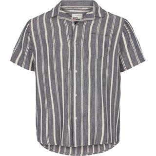 North 56°4 / North 56Denim North 56Denim striped cuba collar shirt Shirt SS 0910 Striped