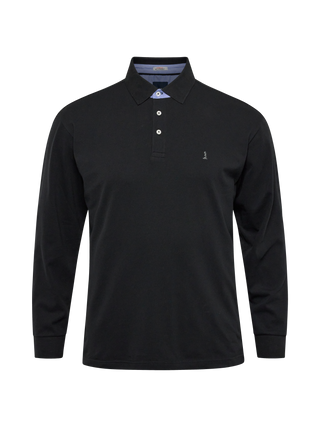 North 56°4 / North 56Denim North 56°4 Polo LS super strecth Polo LS 0099 Black