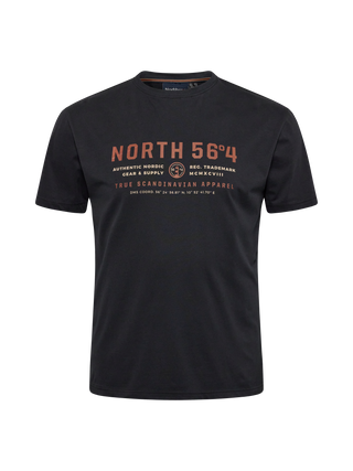 North 56°4 / North 56Denim North 56°4 Printed T-shirt T-shirt 0099 Black