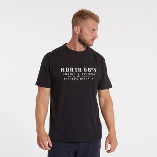 North 56°4 / North 56Denim North 56°4 printed t-shirt T-shirt 0099 Black