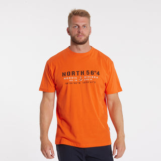 North 56°4 / North 56Denim North 56°4 printed t-shirt TALL T-shirt 0200 Orange