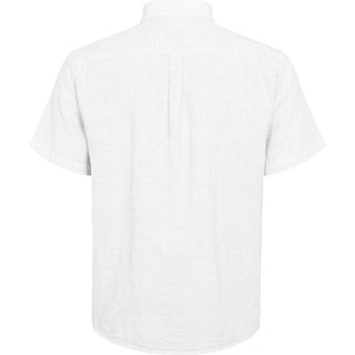 North 56°4 / North 56Denim North 56°4 unicolor linen shirt SS TALL Shirt SS 0000 White